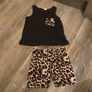 Kids Leopard Print Set